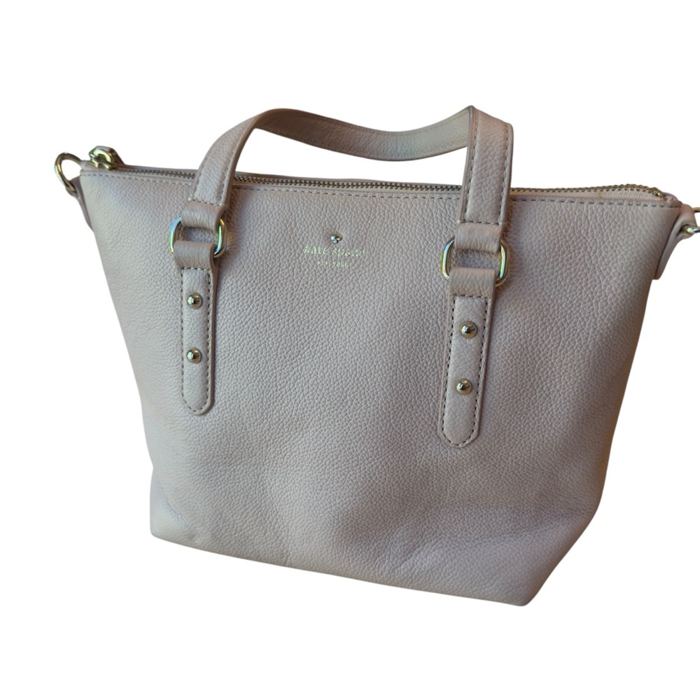 Kate Spade Larchmont Ave Small Penny Evangeline Satchel Bag Blush Pink No Strap - Picture 3 of 13
